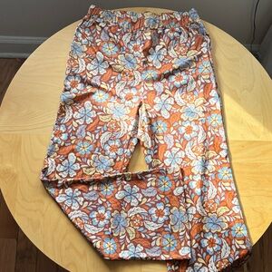 Floral Patterned Pants
